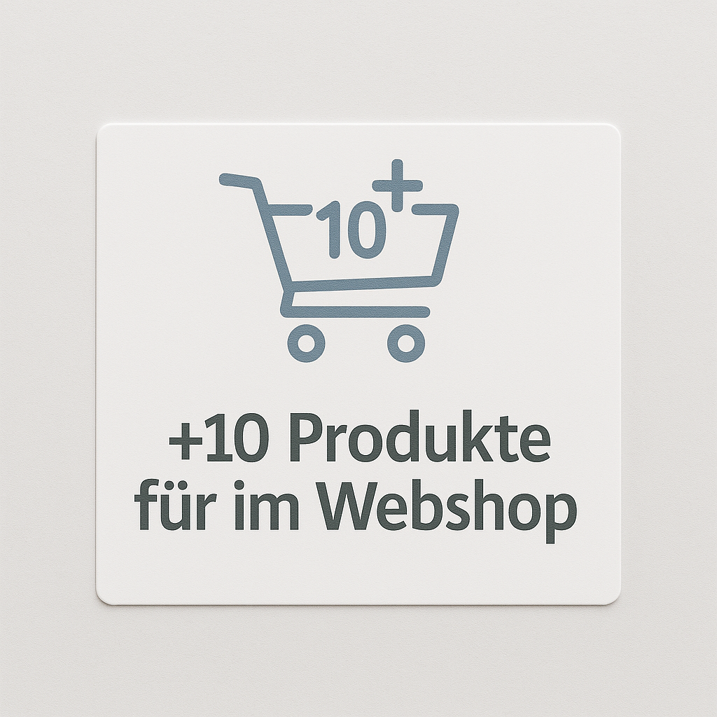 Webshop erweitern: Produkte hinzufügen